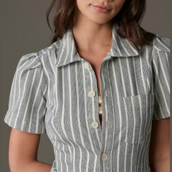 Brand New The Kit Utility Romper by Pilcro - Picture 2 of 4